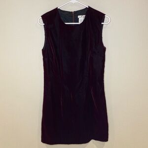 Vintage r-wear‎ Rampage burgundy velvet dress size 9